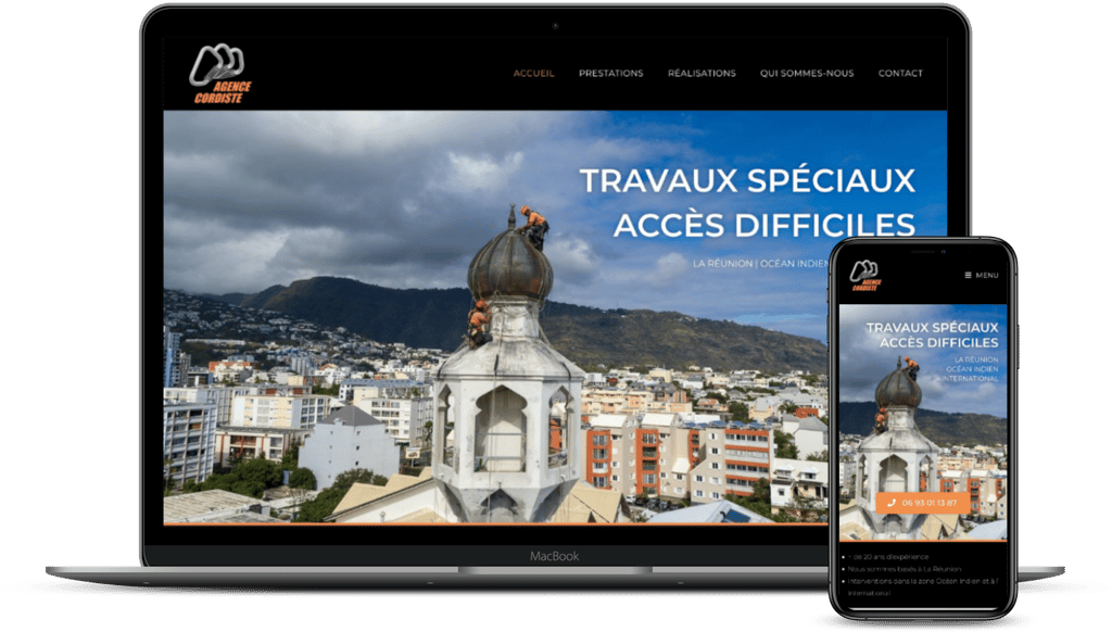 site web Agence cordiste