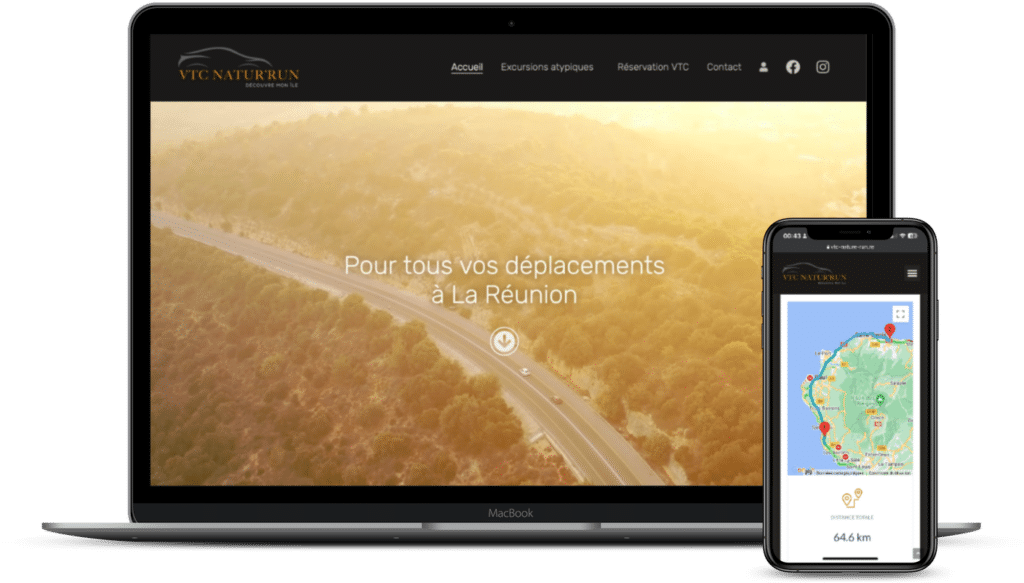 Creation site web VTC Natur'Run